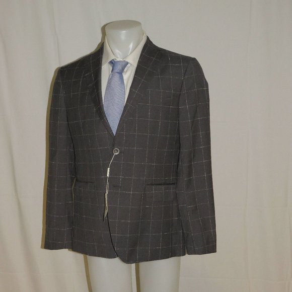 Domenico Vacca Super 130 Two Button Blazer 42R NWT - Picture 6 of 13